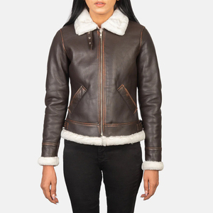 Veste en cuir pour femmes en gros Service OEM de qualité supérieure Parfait pour les commandes en gros de marque privée - Product Image 4