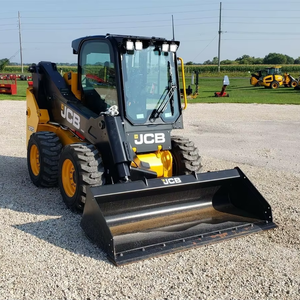 JCB 270 Skid Steer Loader Tissu Air Suspension Siège Inverse Alarme Ficelle Cutter 110V Moteur Bloc Chauffage Inverseur Ventilateur Utilisé - Product Image 1