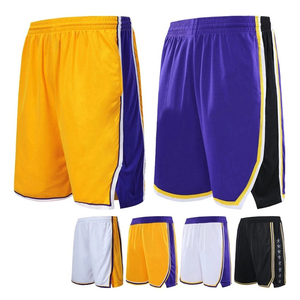 Pantalones cortos de baloncesto de verano informales personalizados de moda 2025 para hombre, pantalones cortos deportivos de malla para gimnasio - Product Image 6