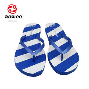 PRIMARKK EVA <span class=keywords><strong>Chanclas</strong></span> con estampado de rayas azules <span class=keywords><strong>originales</strong></span> para <span class=keywords><strong>hombre</strong></span> y mujer, <span class=keywords><strong>chanclas</strong></span> informales de verano para playa y interior - Product Image 2