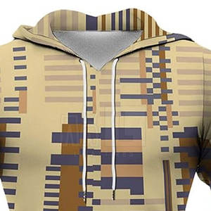 Nueva moda Ropa de hombre Sudaderas con capucha de tamaño personalizado Algodón Estilo casual Hombres Básicos Sudaderas con capucha impresas - Product Image 5