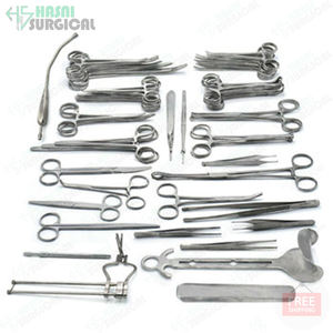Vente entière de haute qualité en acier inoxydable réutilisable Instruments de laparotomie Ensemble de chirurgie Instrument chirurgical Meilleures ventes - Product Image 4