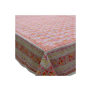 Vente directe du fabricant de chemins de table en pur coton blanc imprimé à la main - Product Image 5