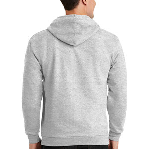 Sweat à capuche gris clair pour homme, fermeture éclair intégrale, gris cendré, Bella Canvas, sweat à capuche unisexe pour homme - Product Image 2