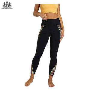 Leggings de yoga pour femmes, vêtements décontractés tendance, taille élastique de haute qualité, respirant, polyester/nylon écologique, pantalon pour - Product Image 6