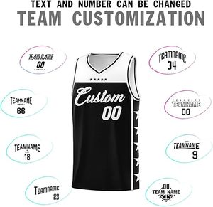 Camisetas de Baloncesto Baratas Personalizadas, Conjuntos de Uniformes de Baloncesto para Hombre, Camisetas de Baloncesto Profesionales Retro de Secado Rápido y Transpirables - Product Image 4
