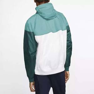 Nouvelle dernière veste de conception pour vêtements pour hommes logo personnalisé 100% coton Nylon bloc couleur hiver haute rue Style hommes vestes de pluie - Product Image 2