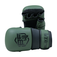 Nouveauté : Gants de boxe MMA 7oz pour l'entraînement, demi-doigts, paume ouverte, Blaze, arts martiaux, Muay Thai, sports de combat