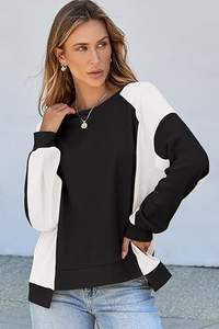 Sudadera clásica de mujer, jersey de manga larga, ajuste suave y cálido, ideal para viajes y estilo al aire libre - Product Image 5