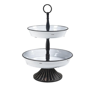 La mejor tendencia Soporte de pastel de metal galvanizado Cupcake Postre Aperitivo Soporte Cake Cupcake Tower Stand Holder - Product Image 4