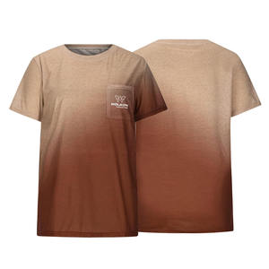 Sublimación Camisetas Mujer Impreso Tallas grandes Mujeres Hip Hop Peso pesado Camisetas de gran tamaño Impresión Logo Sublimación Camisetas. - Product Image 4