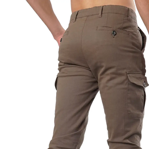 Precio barato de alta calidad ligero en blanco hombres Cargo Joggers Slim Fit Multi bolsillo al aire libre pantalones hombres táctico senderismo Pantalones - Product Image 4