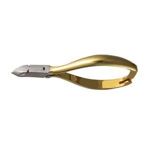 Dead Skin Removing Nail Cuticle Nipper Gold Handle Sharp Tip With Single Spring 4 " Beauty Care Manicure Nail Nippers - Product Image 6