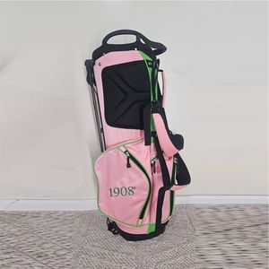 Bolsa de Golf de la Hermandad ALPHA KAPA ALPHA, Bolsa de Golf Verde y Rosa - Product Image 5