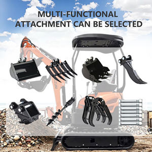 मुक्त शिपिंग लेज़म ऑर्चर्ड मल्टी-फंक्शनल 360 डिग्री रोटेशन मिनी खुदाई के लिए कुबोटा इंजन और रोटोटिल्ट के साथ 1.8 टन - Product Image 6