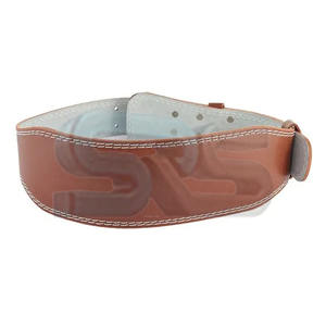 Ceinture d'haltérophilie d'entraînement en cuir de vachette accessoires de gymnastique en gros entraînement de Compression ceinture de dynamophilie de Fitness réglable - Product Image 1