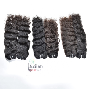 Venta al por mayor 100% vietnamita solo donante cutícula alineada onda natural rizado virgen extensiones de cabello humano paquetes negros - Product Image 5