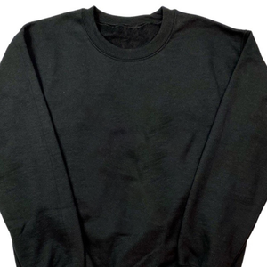 Sudadera negra de manga larga personalizada para mujer, ropa OEM personalizada con diseño impreso bordado y logotipo frontal - Product Image 2