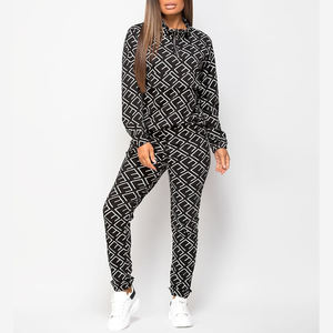 Chándal de sublimación con estampado lavable, transpirable, ligero, 100% algodón, tendencia, sublimación, chándal para mujer - Product Image 2