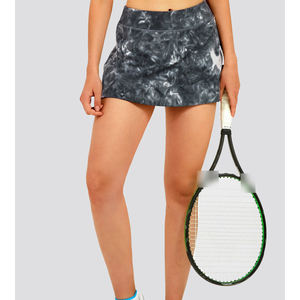 Jupes pour femmes imprimées personnalisées, décontractées, respirantes, antibactériennes, en coton/polyester/spandex, taille haute, mini-jupe, vêtements de sport pour femmes - Product Image 3