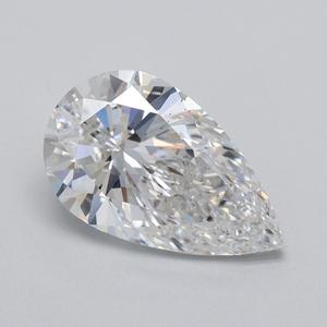 Igi เพชรเม็ดแพร์ตัดสีขาว0.72 CT สำหรับทำเครื่องประดับ VS2เจียระไนแบบหลวมมีความคมชัดในห้องปฏิบัติการที่สร้างเพชรขึ้นสำหรับการทำเครื่องประดับ - Product Image 1