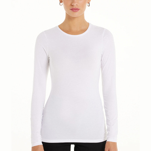 Vente en ligne T-shirts pour femmes de couleur unie Nouvelle arrivée T-shirts pour femmes T-shirts pour femmes confortables - Product Image 5