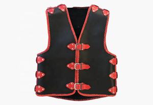 Gilet de moto en cuir personnalisé pour motard, prix de gros, collection 2026 - Product Image 3