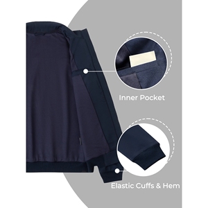 Veste avant à pression pour femmes uniformes naturels vestes d'allaitement gommages haute qualité hommes à manches longues fermeture éclair multi-couleurs - Product Image 3