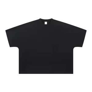 T-shirt court pour hommes de vente chaude 360gsm impression personnalisée en coton lourd disponible/stock. - Product Image 3