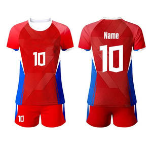 Custom 100% Polyester Volleyball Uniform with New Design Breathable Sublimation <b>Sets</b> <b>on</b> Sale - Product Image 3