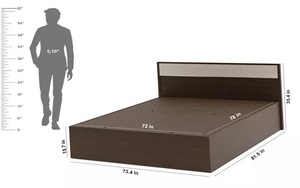 LIT DOLPHIN KING AVEC RANGEMENT - Product Image 6