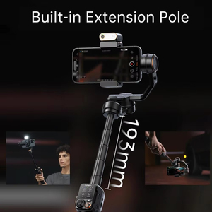 <span class=keywords><strong>Hohem</strong></span> M7 <span class=keywords><strong>Stabilisateur</strong></span> de cardan pour téléphone portable 3 axes Anti-Shake Stands Selfie Stick extensible pour Live Vlog - Product Image 2