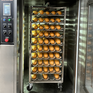 Good Price Oven for Baking Bread 16 Trays Iso Certificate 1100Kg 380V 220V <b>Rotary</b> Oven Made in Vietnam KIEN an Factory - Product Image 2