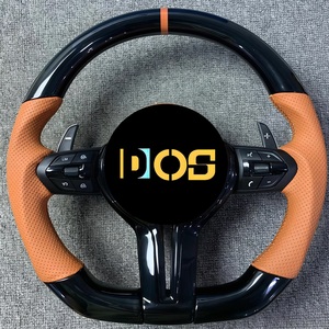 <span class=keywords><strong>Volante</strong></span> de cuero negro y marrón personalizado para <span class=keywords><strong>BMW</strong></span> F20, F30, F10, F48, F49, X1, X2, X3, X4, <span class=keywords><strong>E90</strong></span>, E92 - Product Image 1