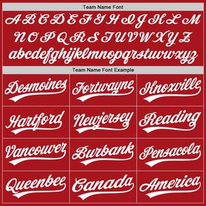 Camiseta de béisbol auténtica Blanca Roja personalizada - Product Image 4