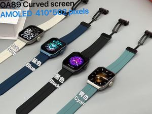 Nuevo Reloj Inteligente OA89 <span class=keywords><strong>con</strong></span> <span class=keywords><strong>Pantalla</strong></span> Curva AMOLED 3D, Siempre Encendida, Monitor de Ritmo Cardíaco y Presión Arterial - Product Image 2