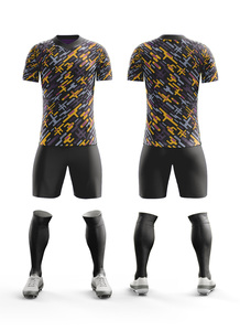 Design de kit de football sublimé personnalisé, votre équipe | Hommes Femmes Jeunes Tailles | Vêtements de sport légers en gros - Product Image 6