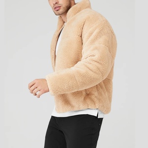 เสื้อแจ็คเก็ตกันน้ำหนาคุณภาพสูงแบบมีซิป คอตั้ง ดีไซน์เนอร์ ผลิตตามสั่ง สำหรับผู้ชาย บุด้วยผ้าฟลีซสำหรับฤดูหนาว - Product Image 3