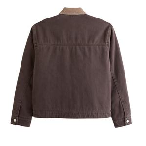 Diseñador personalizado Streetwear Unisex Algodón Lona Cremallera Carpintero Trukcer Vintage Workwear Worker Work Chaquetas Hombres - Product Image 2