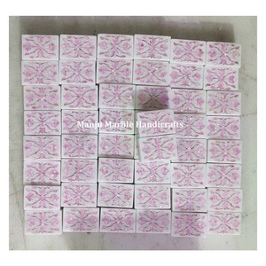 Boîte d'incrustation en marbre naturel de qualité supérieure de conception classique avec matériau en nacre pour le stockage de bijoux Collection d'articles cadeaux - Product Image 3