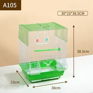Hete Aanbieding Vogelkooien voor Kweek A105 Vogelkooi IJzerdraad Duurzaam en Hoge Kwaliteit Papegaai Kleine Villa Metaal Kijkvenster - Product Image 5