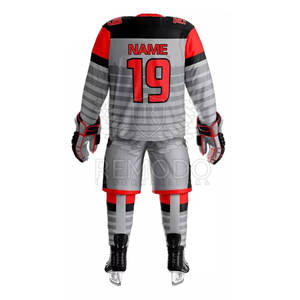 Uniforme de hockey sur glace respirant avec logo personnalisé, uniforme de hockey sur glace de fabrication professionnelle pour la vente en ligne - Product Image 6