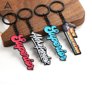 AIFRAN Vente en gros de patchs en PVC caoutchouc gaufré de qualité supérieure et de porte-clés avec livraison rapide - Product Image 3