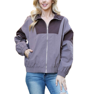 Chaqueta Cortavientos de Verano Personalizada de Alta Calidad para Mujer, 100% Nailon, Estilo Hip Hop - Product Image 1