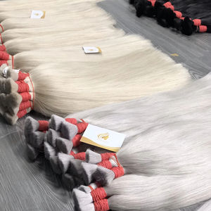 Hot Sale Light-Colored Vietnamese Remy Human Hair Extensions End Year Bulk Raw Material Wholesale Bundle <b>Prices</b> - Product Image 1