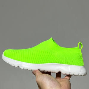 Baskets plates à enfiler pour femme, printemps-été, respirantes, en tricot, type chaussette - Product Image 1