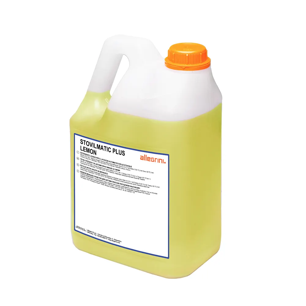 Chất Tẩy Rửa Chuyên Nghiệp Chất Lượng Tốt Nhất Stovilmatic Plus Lemon 4pz X6kg Chất Tẩy Rửa Chuyên Nghiệp Để Làm Sạch