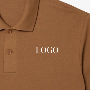 Haute qualité respirant homme été à manches courtes demi manches brodé hommes T-shirt T-shirt pour hommes Polo - Product Image 5