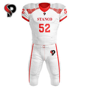 Uniforme de Fútbol Americano Personalizado de Alta Calidad, Estilo Único para Equipos Nacionales, Transpirable, de Secado Rápido, Impresión Digital, 100% Poliéster - Product Image 5