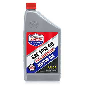 Lucas Oil 10050 Synthetic Motor Oil 1 Qt-<b>SAE</b> 10W-<b>30</b> API SP High Performance Propane & Fuel US Made - Product Image 1